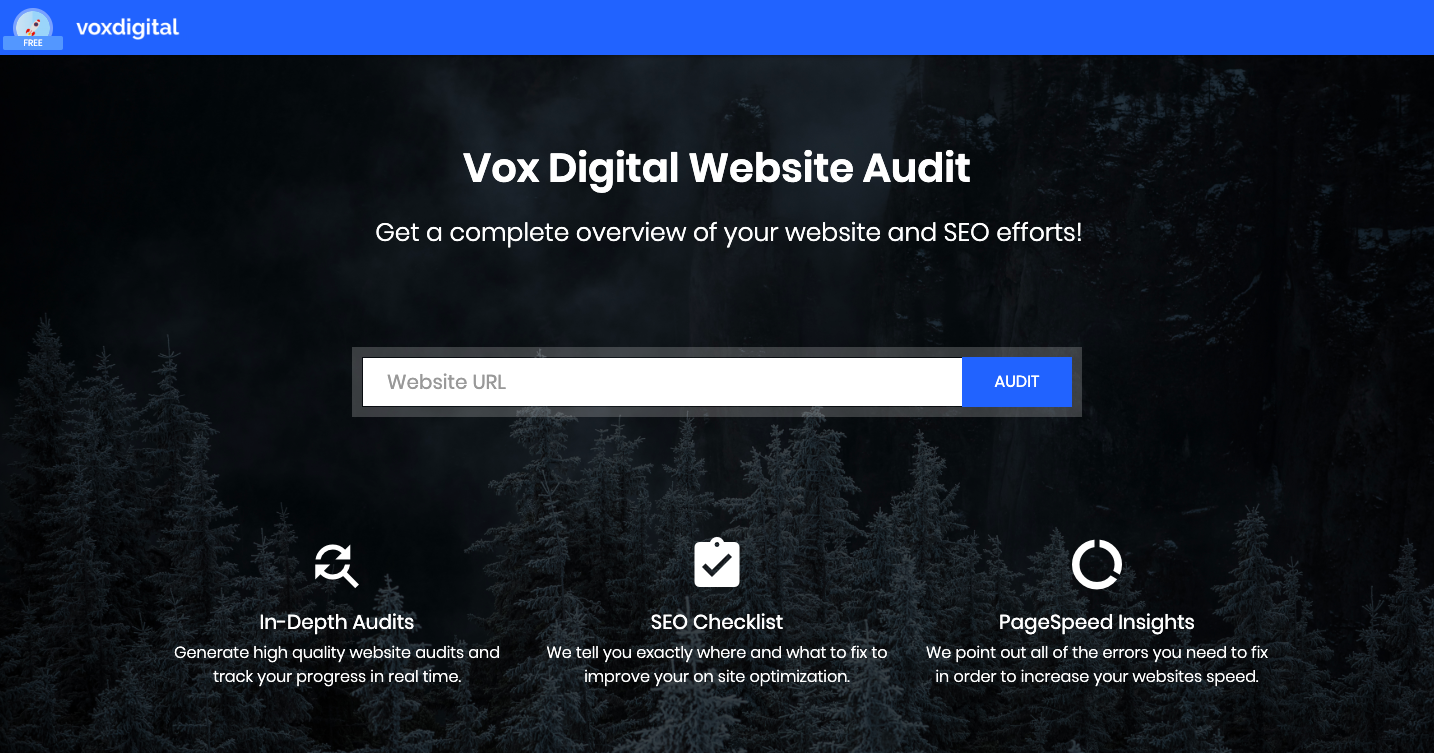 Vox Digital Website & SEO Auditor